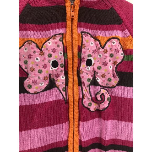 Me Too Size 3-6M Sweater Zip Up Romper - Picture 2 of 7